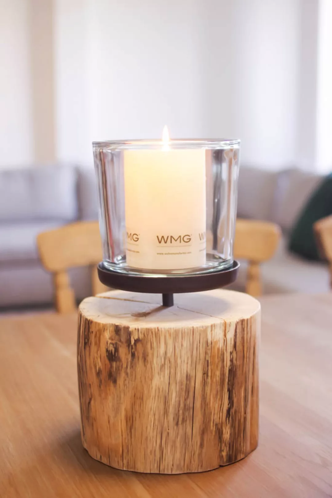 Holzwindlicht Eiche Natur günstig online kaufen