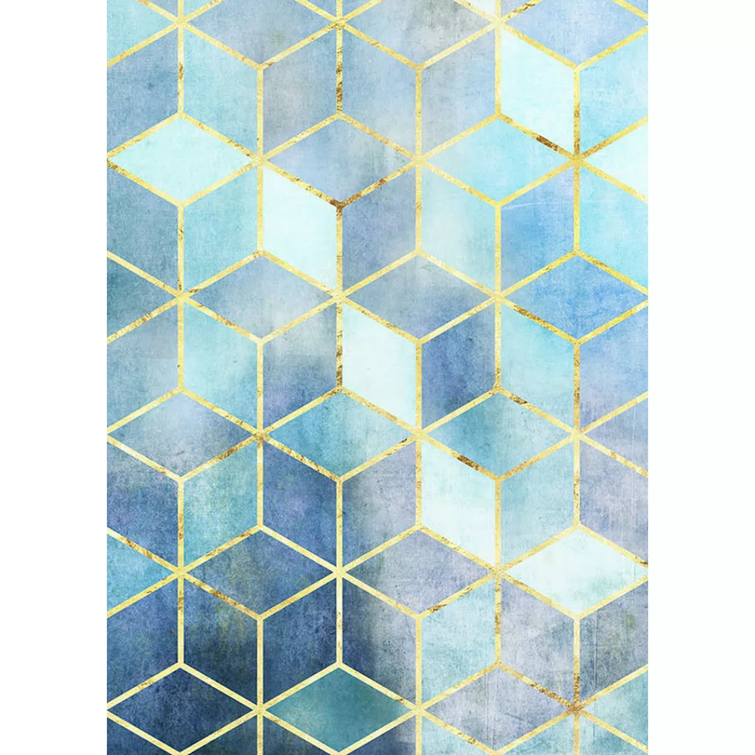 KOMAR Wandbild - Mosaik Verde - Größe: 50 x 70 cm mehrfarbig Gr. one size günstig online kaufen