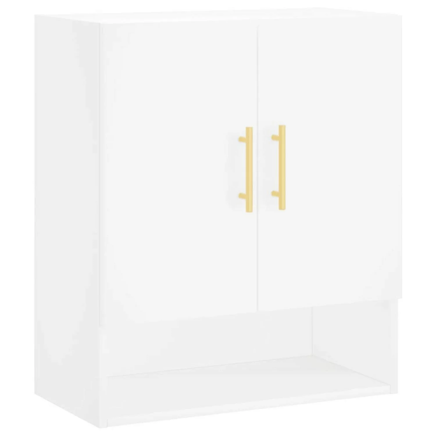 vidaXL Hängeschrank Wandschrank Hängeschrank Aufbewahrung Weiß 60x31x70 cm günstig online kaufen