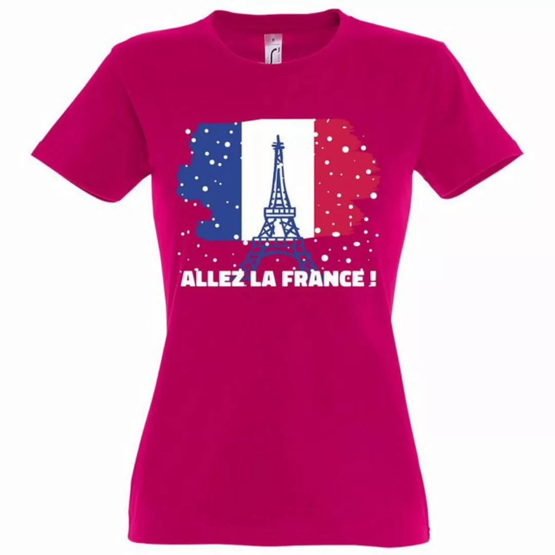 Youth Designz T-Shirt Allez la France! Damen Shirt mit trendigen Frontprint günstig online kaufen
