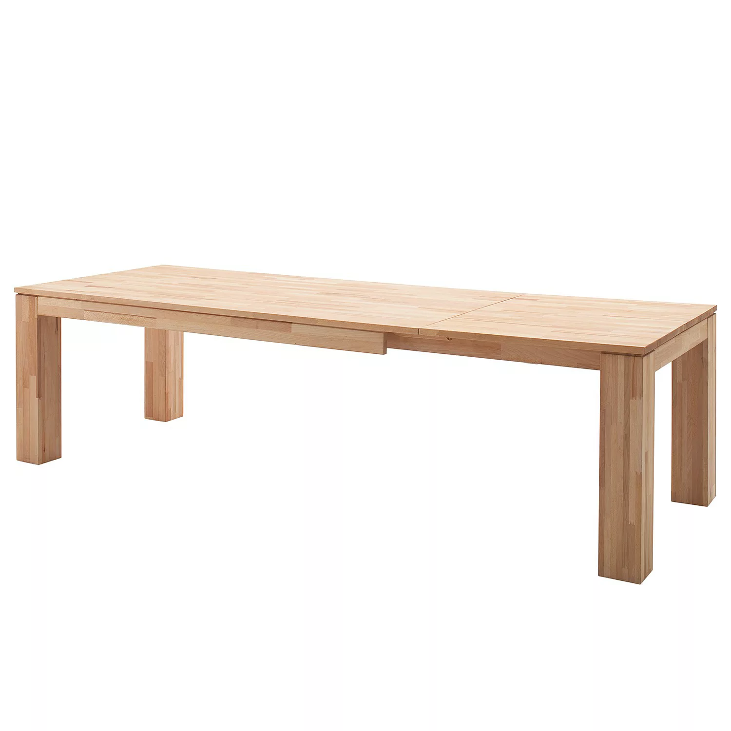 Woodford Massivholztisch ausziehbar  Vona - holzfarben - 100 cm - 77 cm - T günstig online kaufen