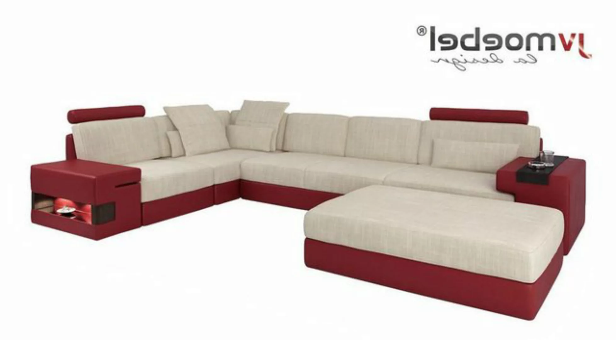 Xlmoebel Ecksofa Zeitgemäßes Ecksofa-Set in L-Form mit gepolsterten Sitzmöb günstig online kaufen