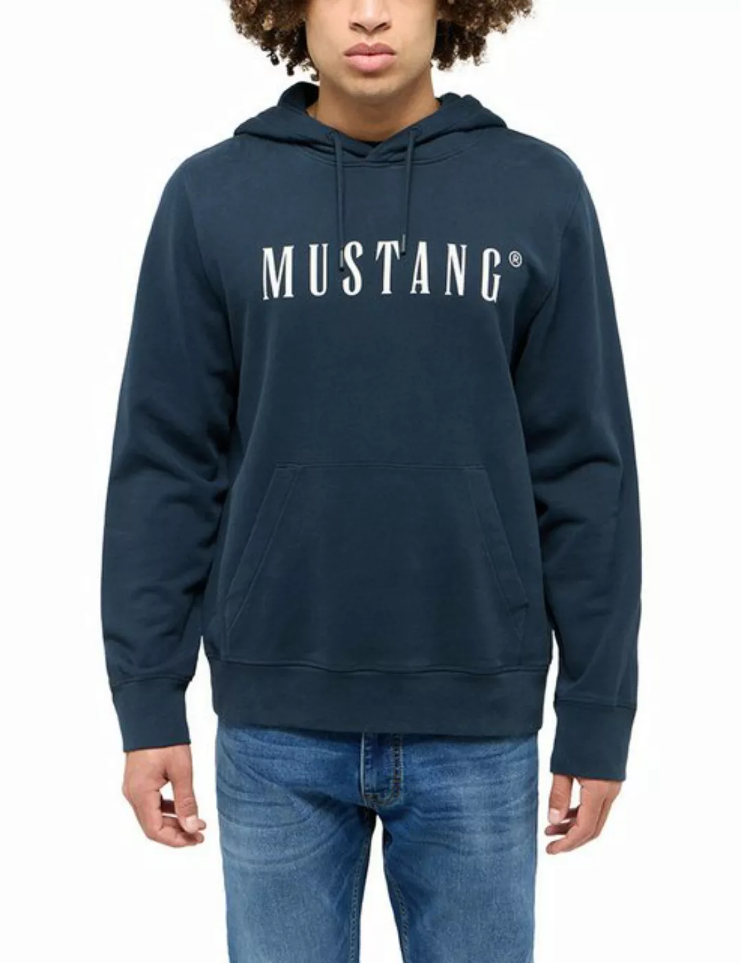 Mustang Herren Hoodie Kapuzenpullover BRONSON - Regular Fit günstig online kaufen