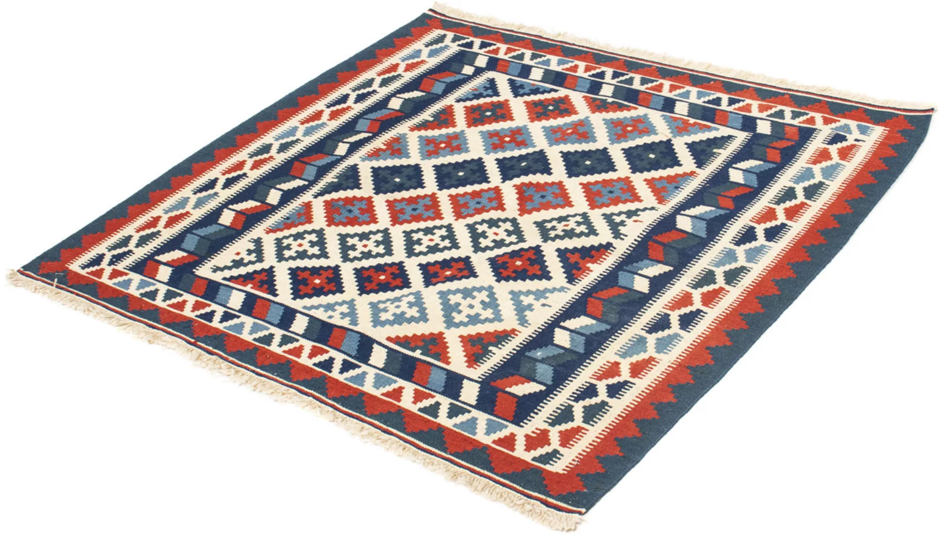 morgenland Wollteppich »Kelim - Oriental quadratisch - 100 x 100 cm - beige günstig online kaufen