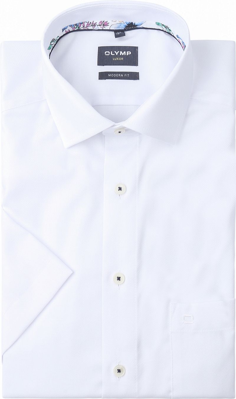 OLYMP Modern-Fit Kurzarm Weiss - Größe 46 günstig online kaufen