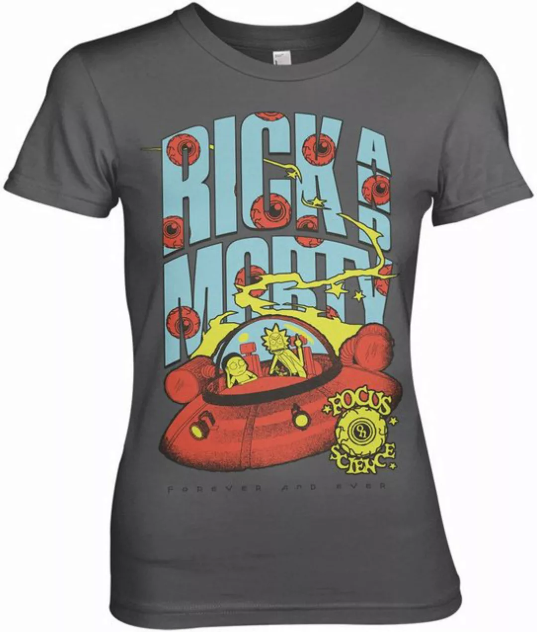 Rick and Morty T-Shirt Focus On Science Girly Tee günstig online kaufen