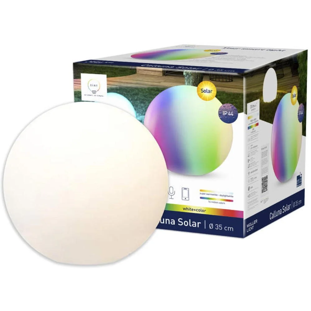 tint Calluna Solar LED-Kugel, CCT, RGB, Ø 35 cm günstig online kaufen
