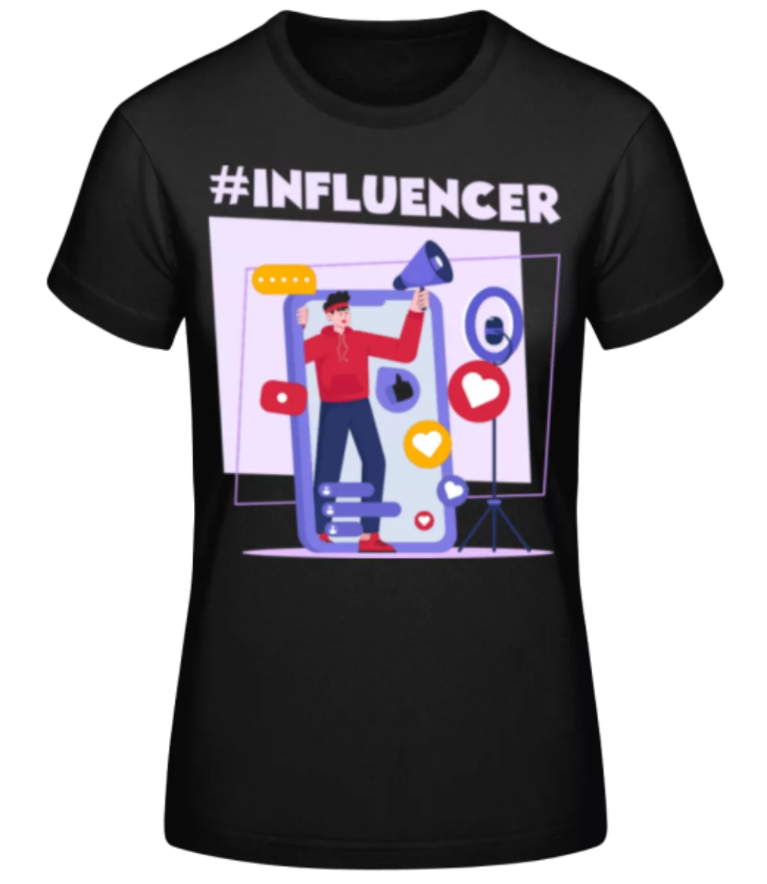 Hashtag Influencer · Frauen Basic T-Shirt günstig online kaufen