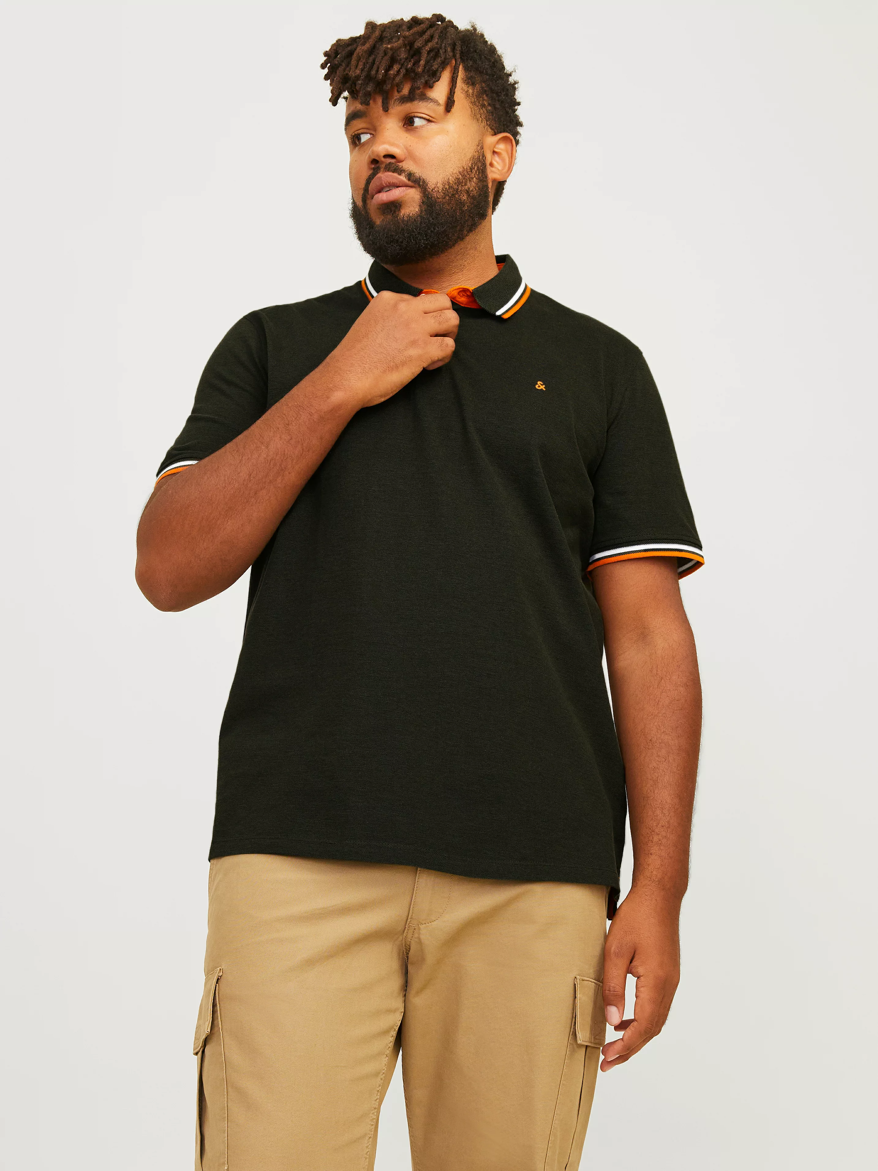 Jack & Jones Herren Poloshirt JJEPAULOS - Relaxed Fit Plussize günstig online kaufen