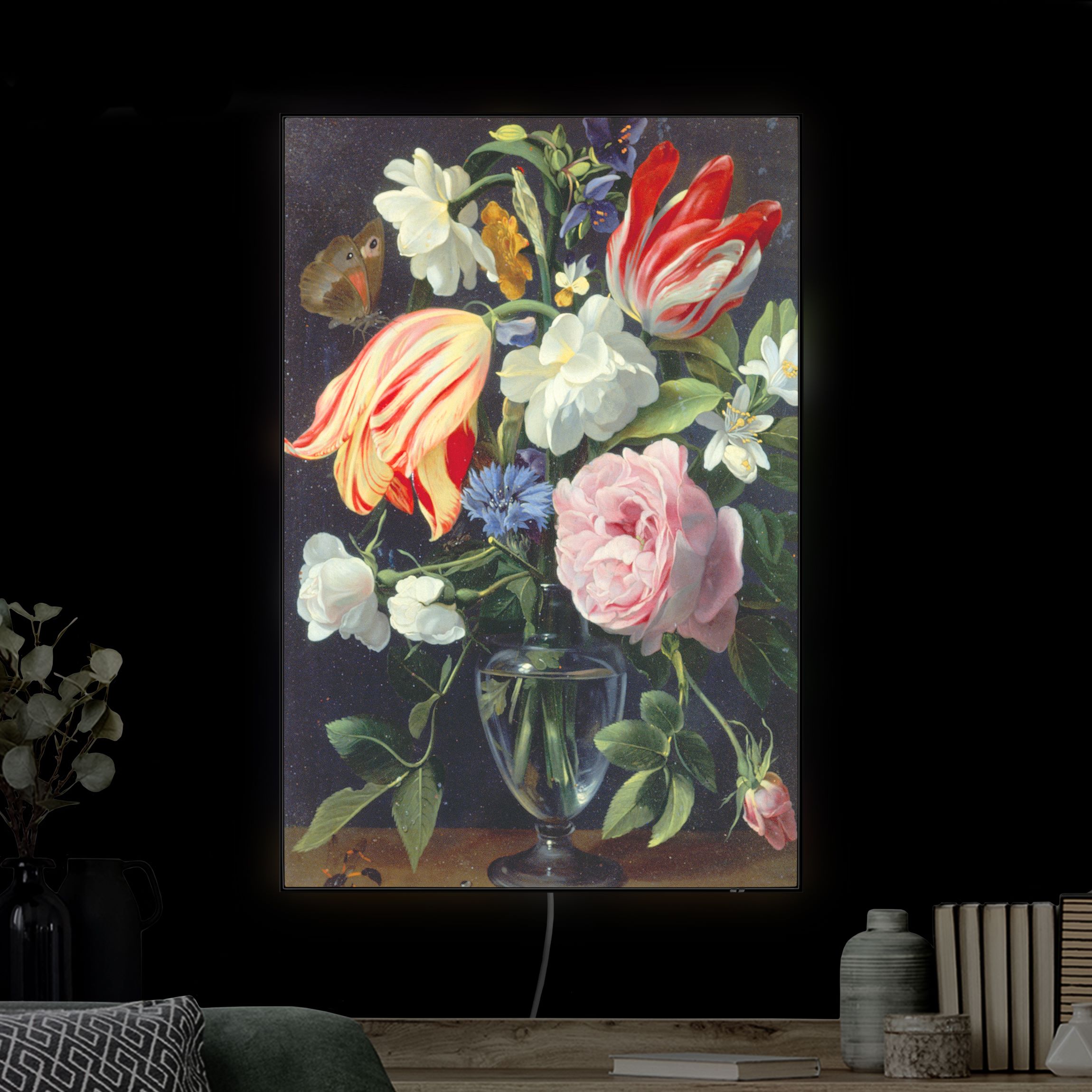 LED-Wechselbild Daniel Seghers - Vase mit Blumen günstig online kaufen