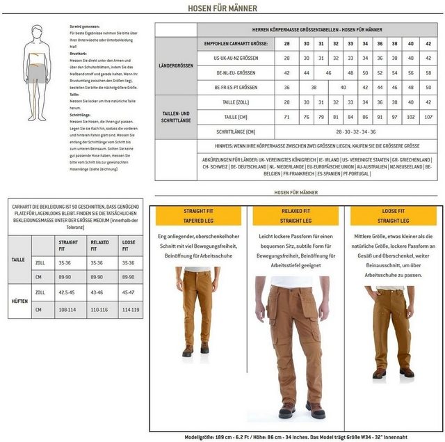 Carhartt Cargohose Steel Cargo Multi-Pocket Pant günstig online kaufen