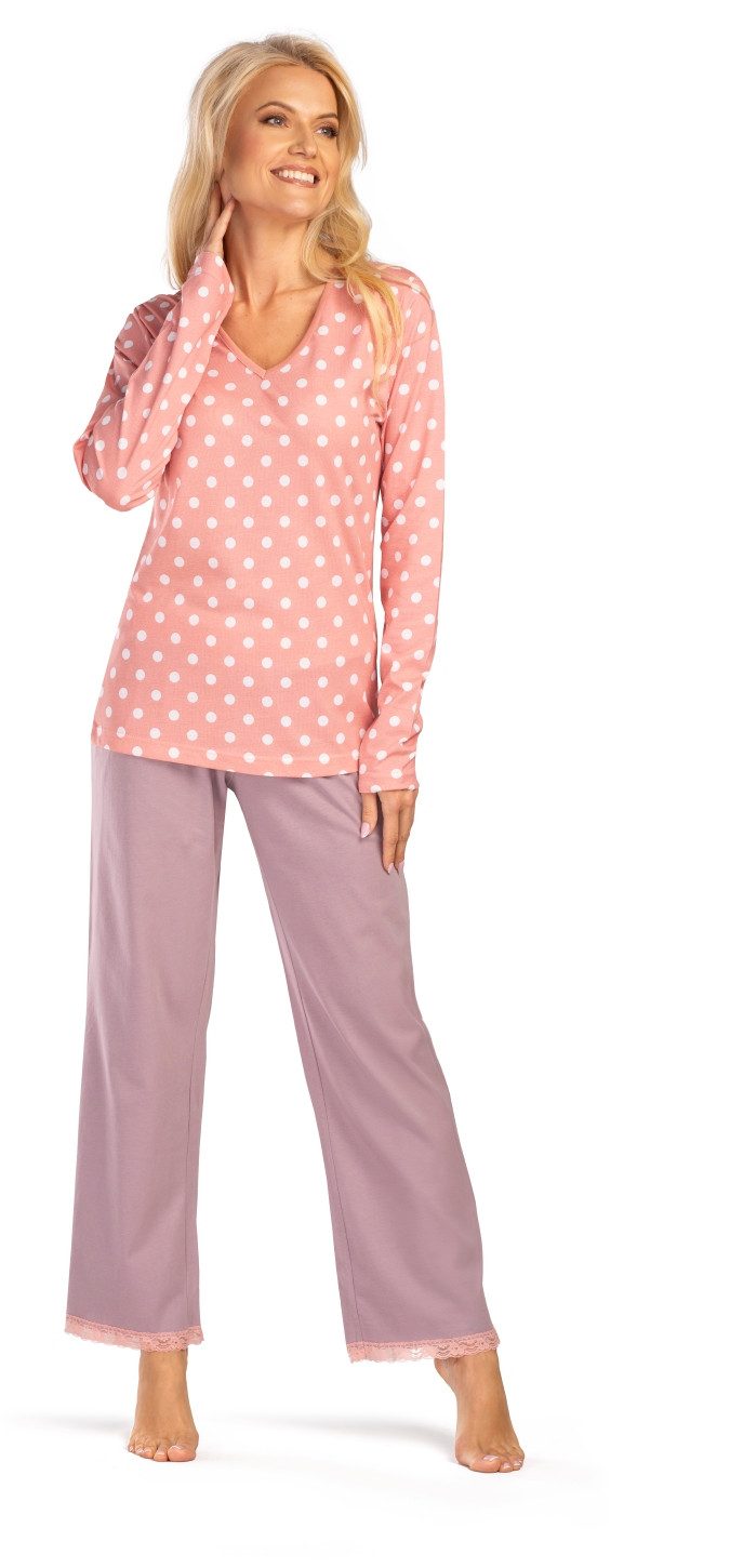 Consult-Tex Pyjama Damen Pyjama Schlafanzug DW990salm günstig online kaufen