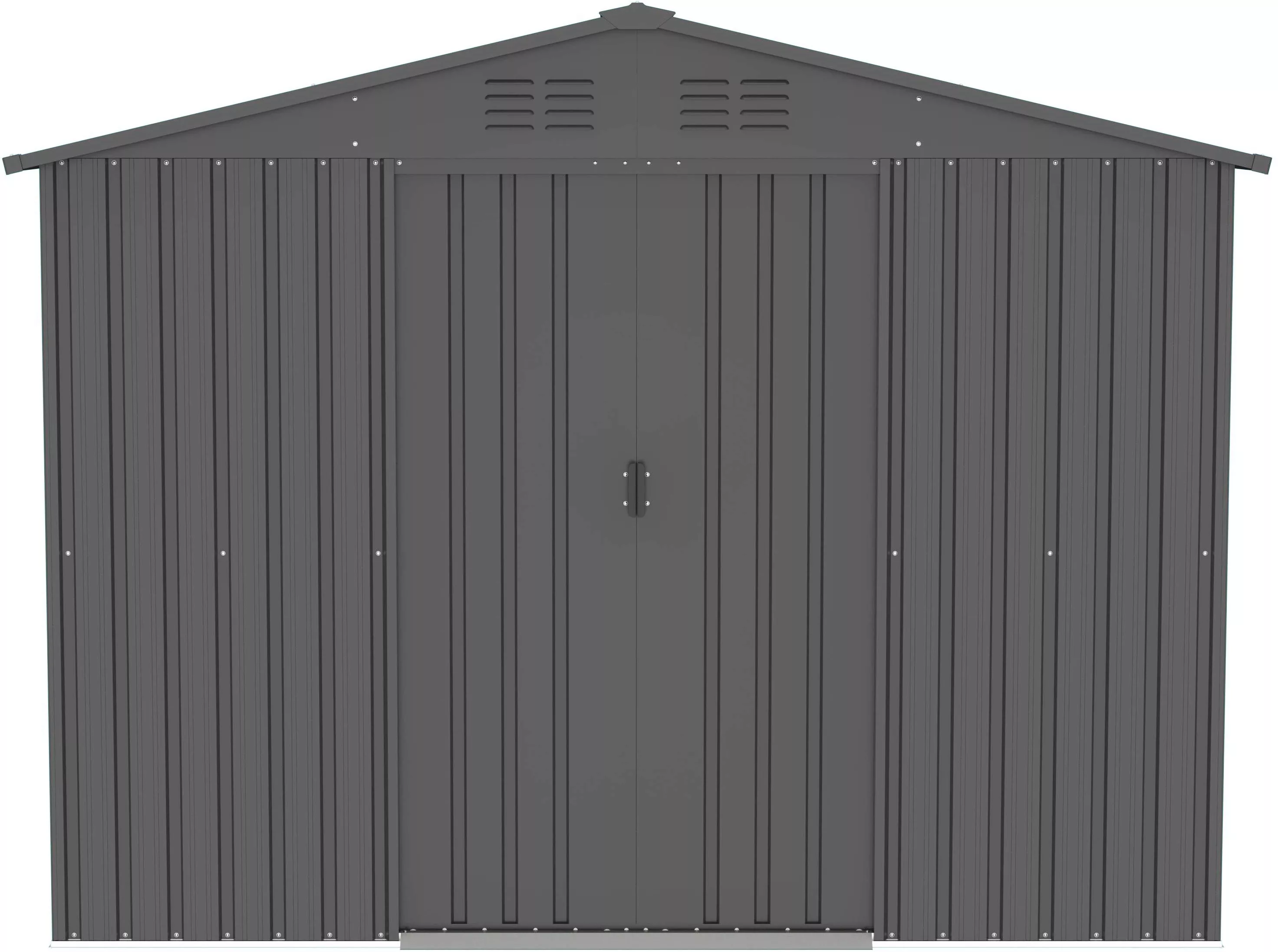 Tepro Metallgerätehaus Flex Shed X-Large 253 cm x 192 cm x 181 cm Anthrazit günstig online kaufen
