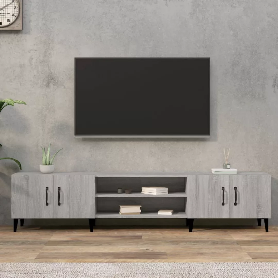 Vidaxl Tv-schrank Grau Sonoma 180x31,5x40 Cm Holzwerkstoff günstig online kaufen