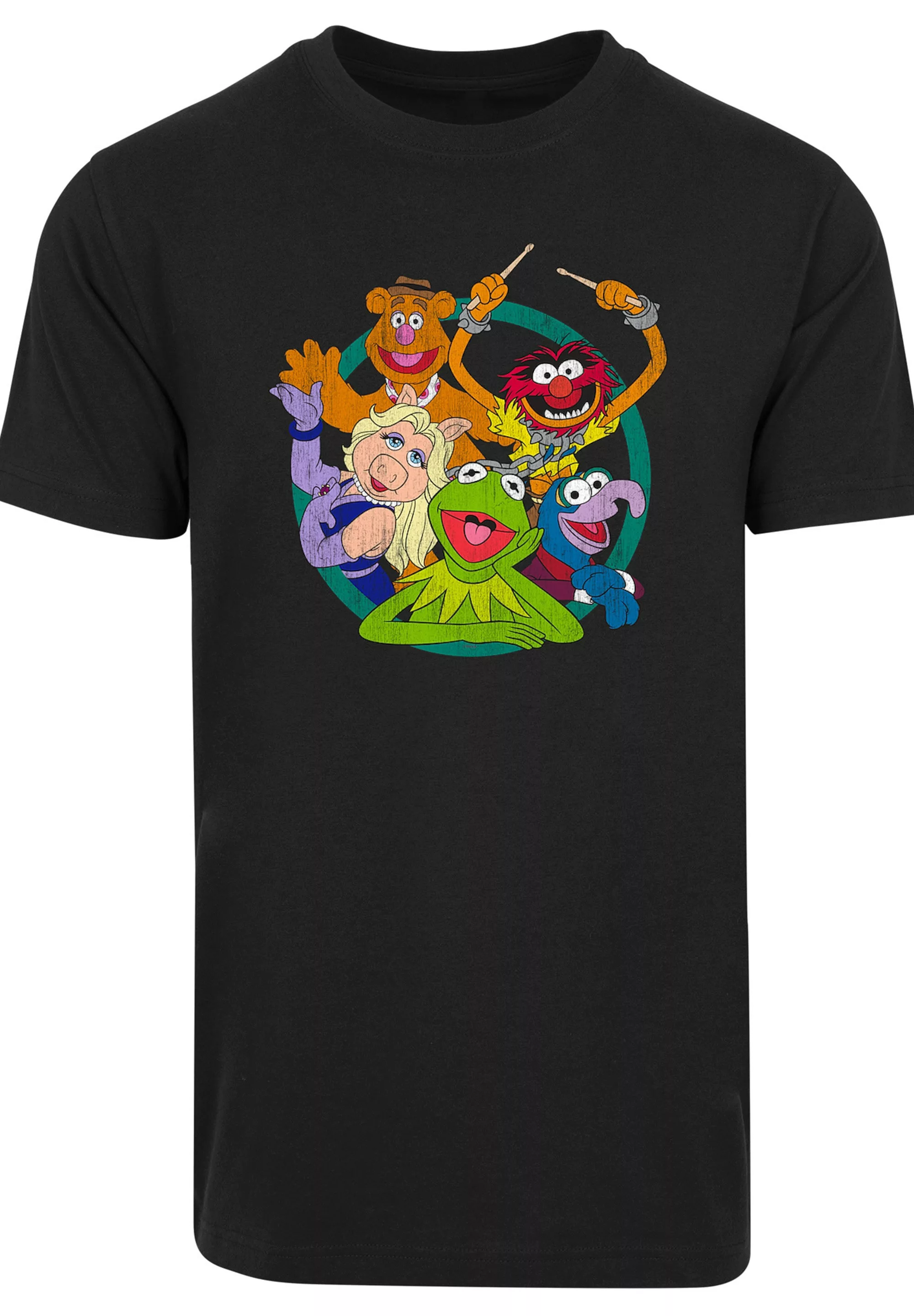 F4NT4STIC T-Shirt "Disney Muppets Group Circle", Herren,Premium Merch,Regul günstig online kaufen