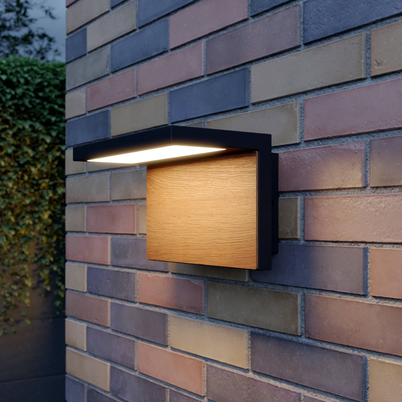 Lucande Lignus LED-Außenwandleuchte günstig online kaufen