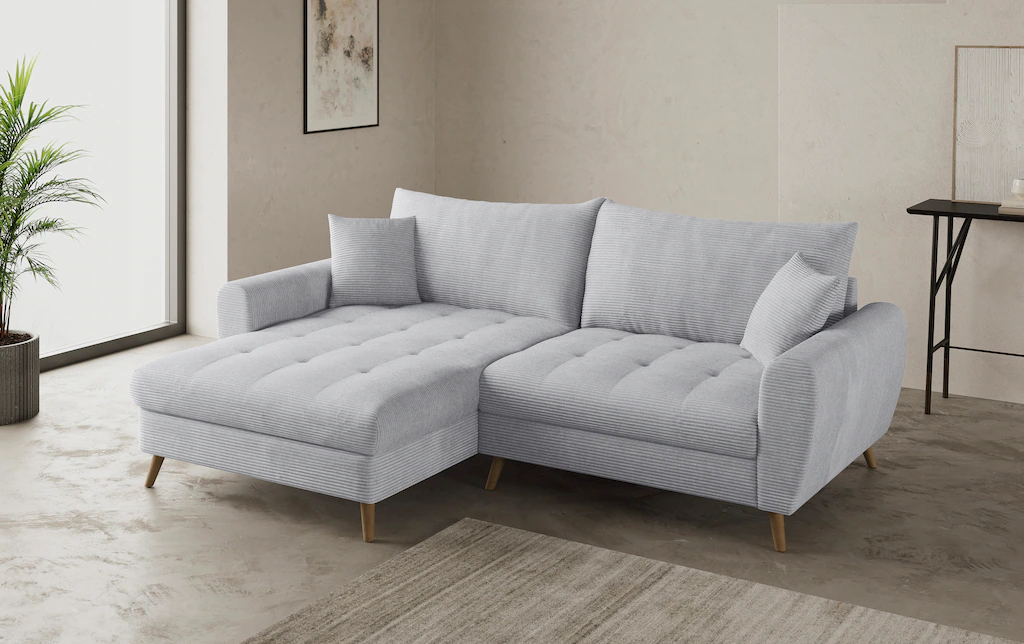 Home affaire Ecksofa "Blackburn II, L-Form", Mit Kaltschaumpolsterung bis 1 günstig online kaufen