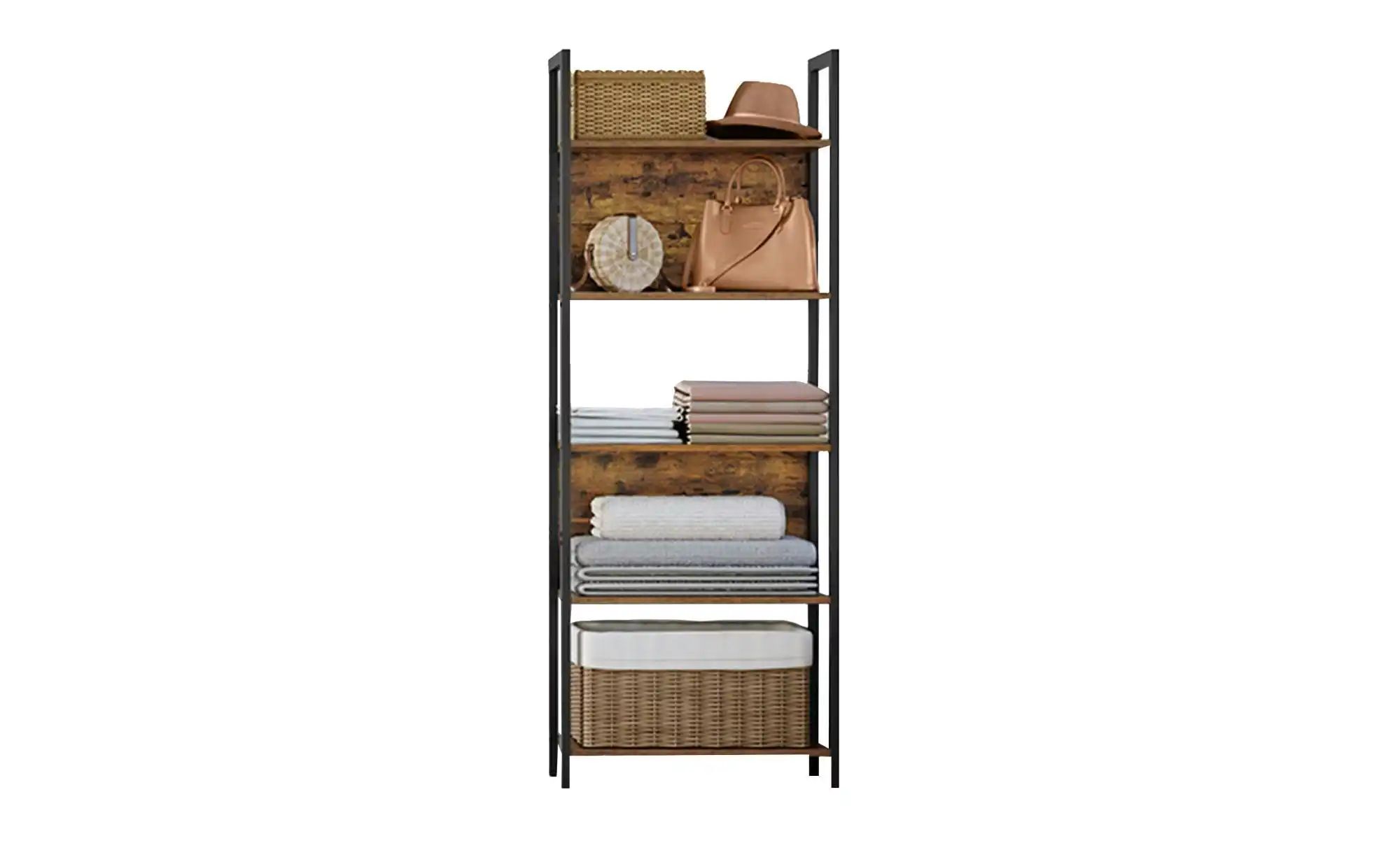Standregal  Bently ¦ braun ¦ Maße (cm): B: 62 H: 165 Regale > Bücherregale günstig online kaufen