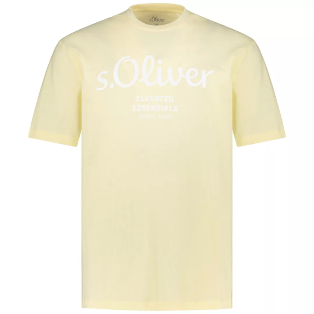 s.Oliver T-Shirt mit Label-Print günstig online kaufen