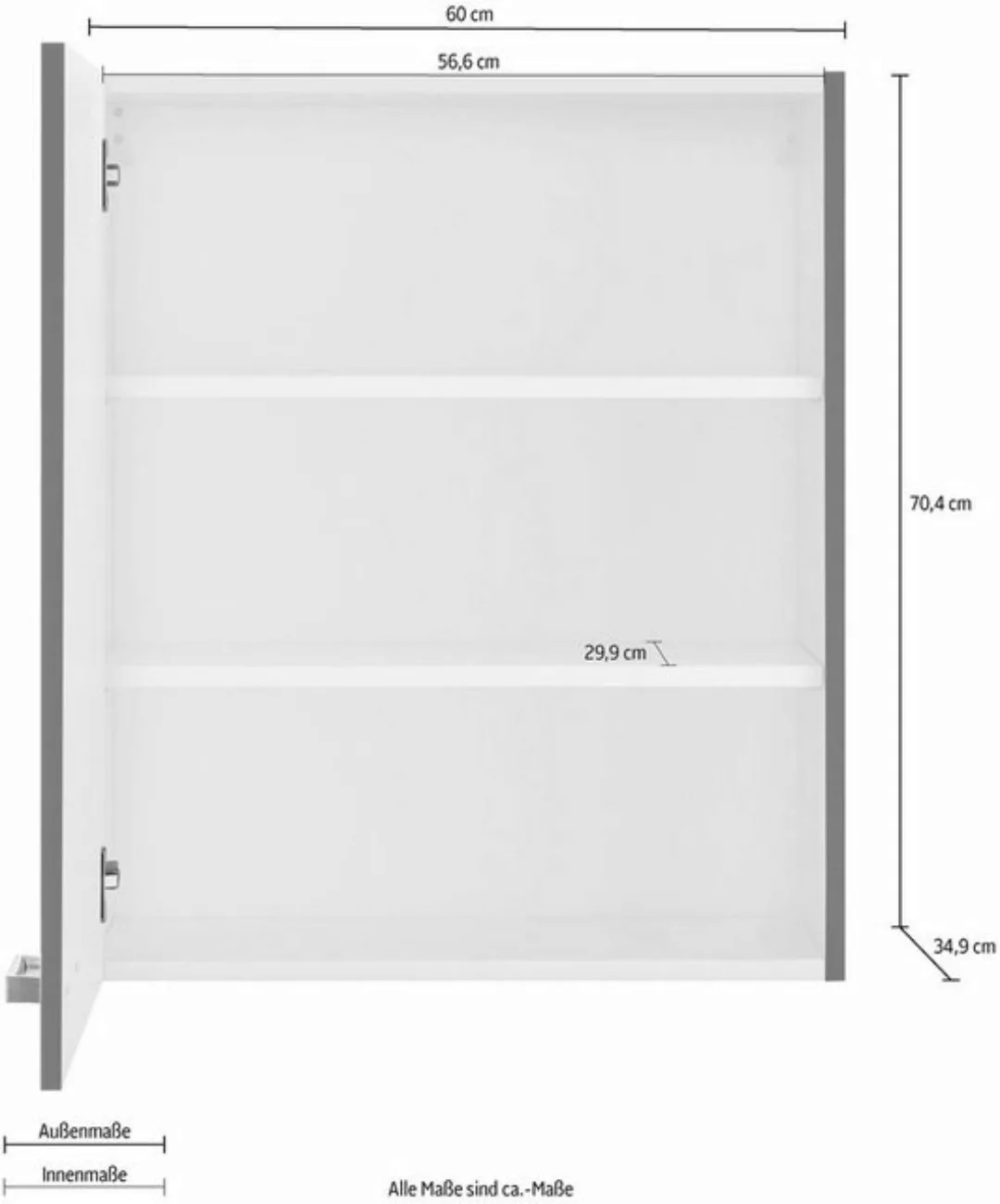 OPTIFIT Hängeschrank "Parma", Breite 60 cm günstig online kaufen