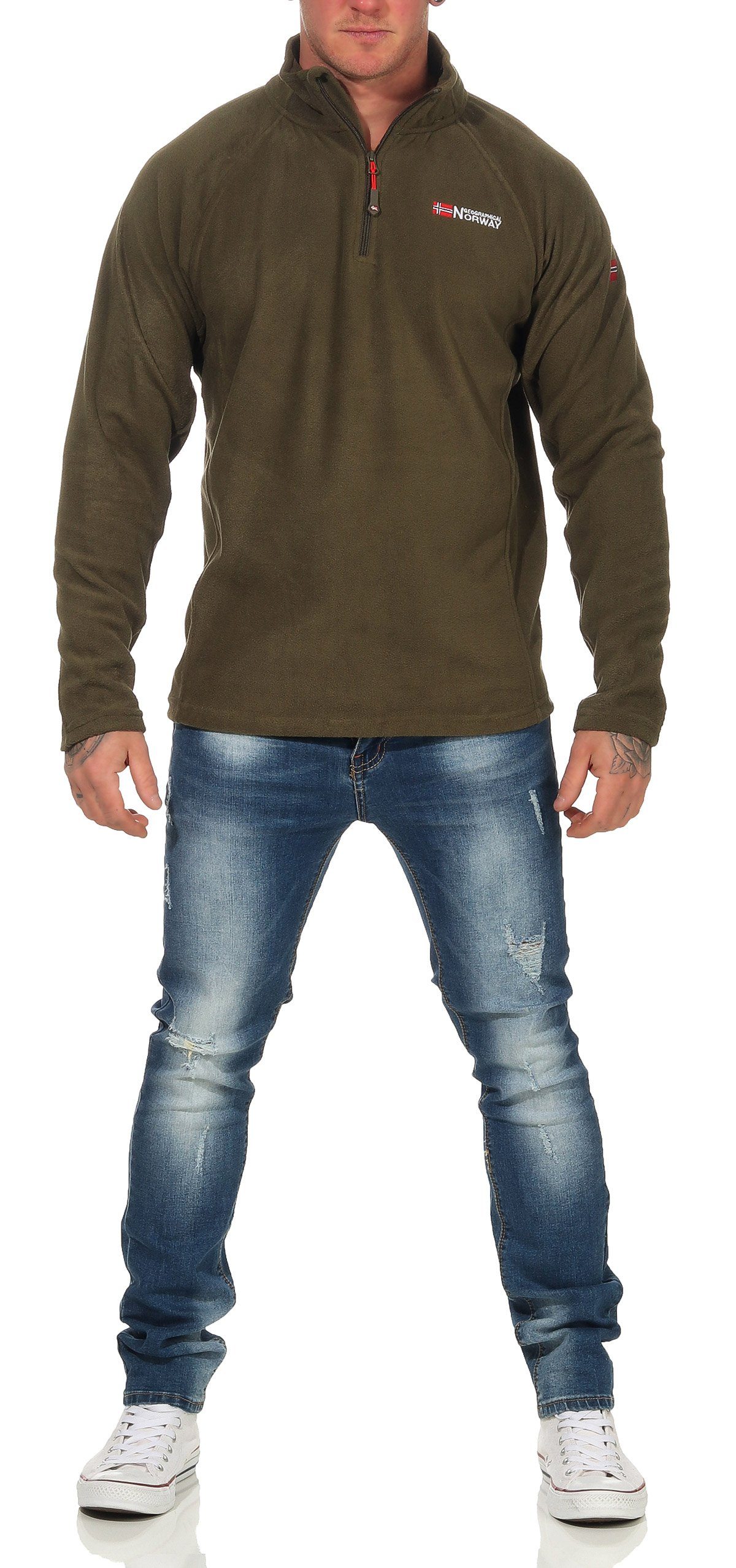 Geographical Norway Fleecepullover Herren leichte Micro günstig online kaufen