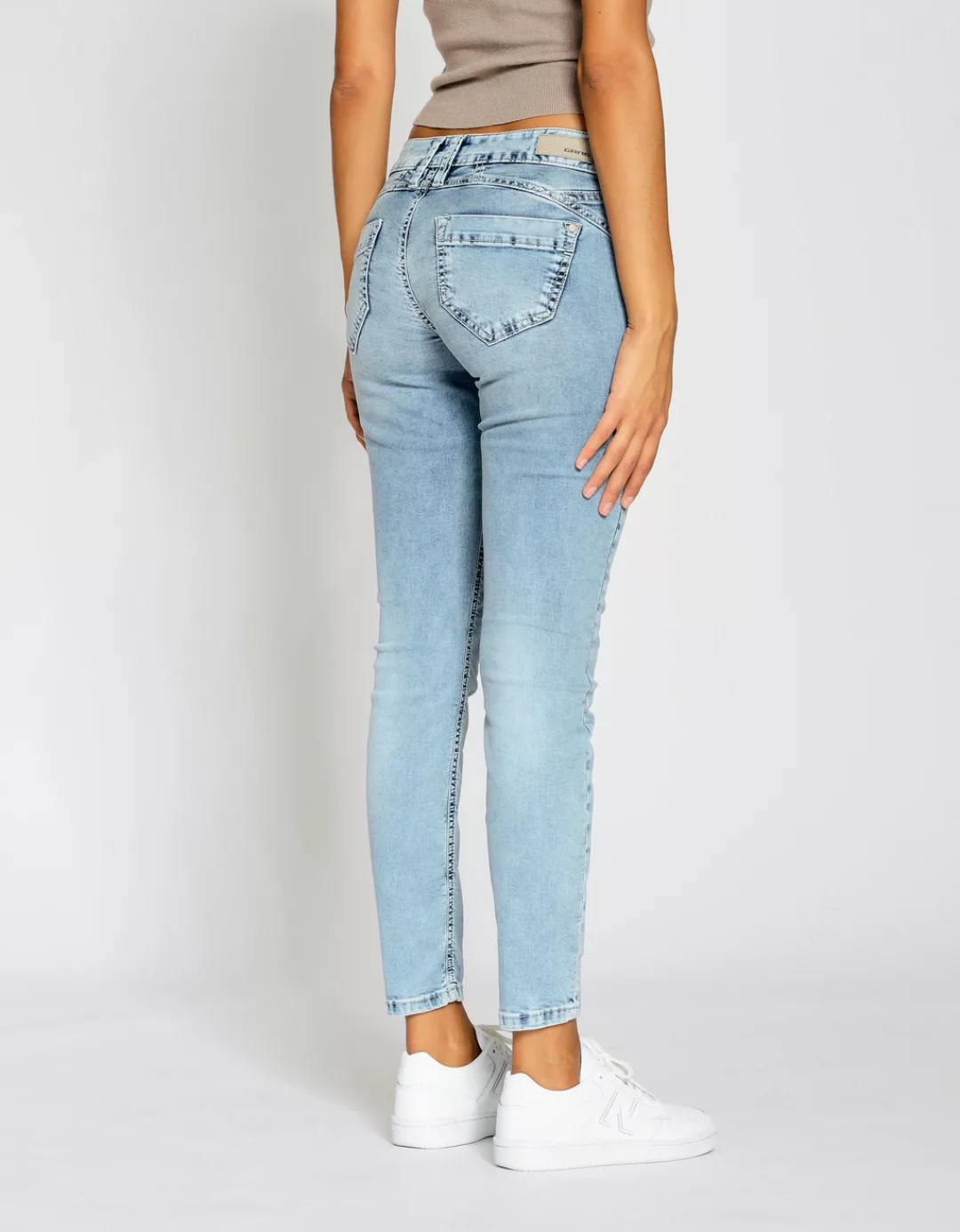 GANG Skinny-fit-Jeans 94NENA CROPPED aus besonders weicher Denim Qualität günstig online kaufen