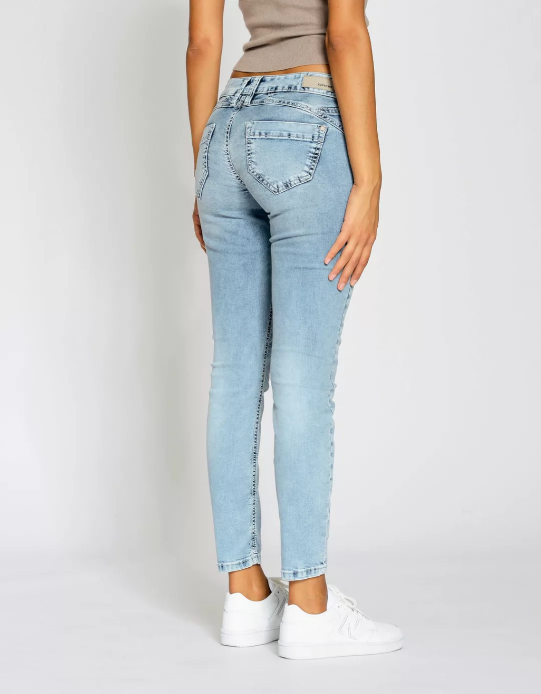 GANG Skinny-fit-Jeans "94NENA CROPPED", aus besonders weicher Denim Qualitä günstig online kaufen