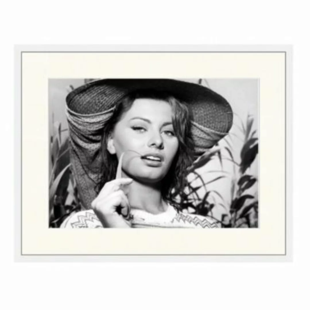 Any Image Wandbild Sophia Loren weiß Gr. 40 x 50 günstig online kaufen