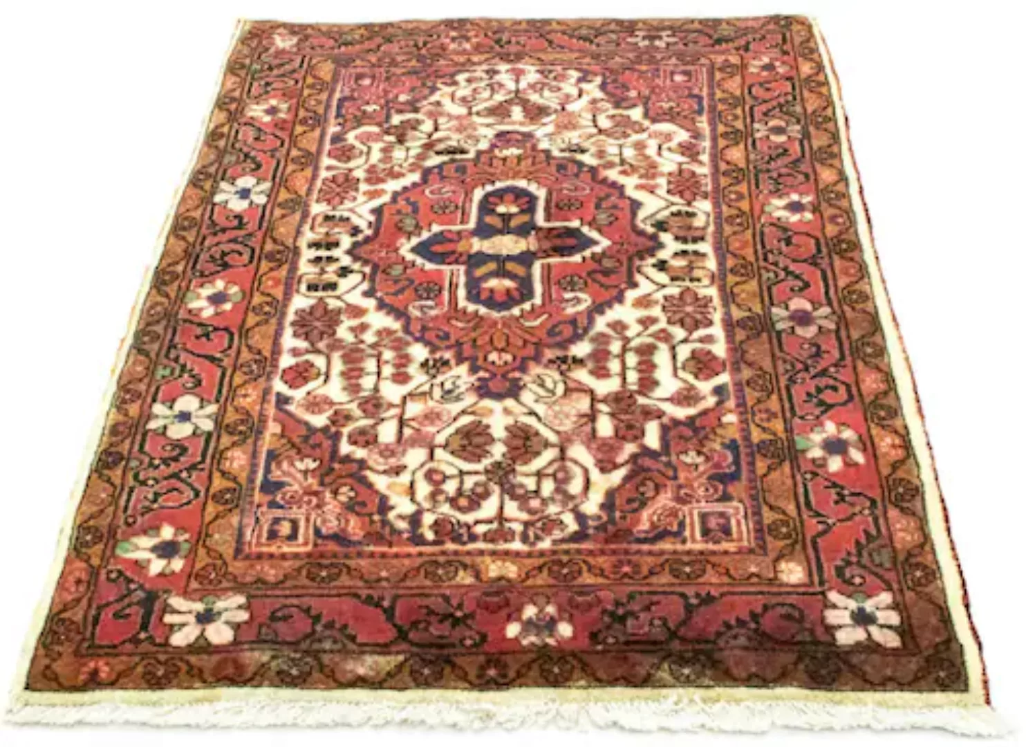 morgenland Wollteppich »Hamadan Teppich handgeknüpft beige«, rechteckig günstig online kaufen