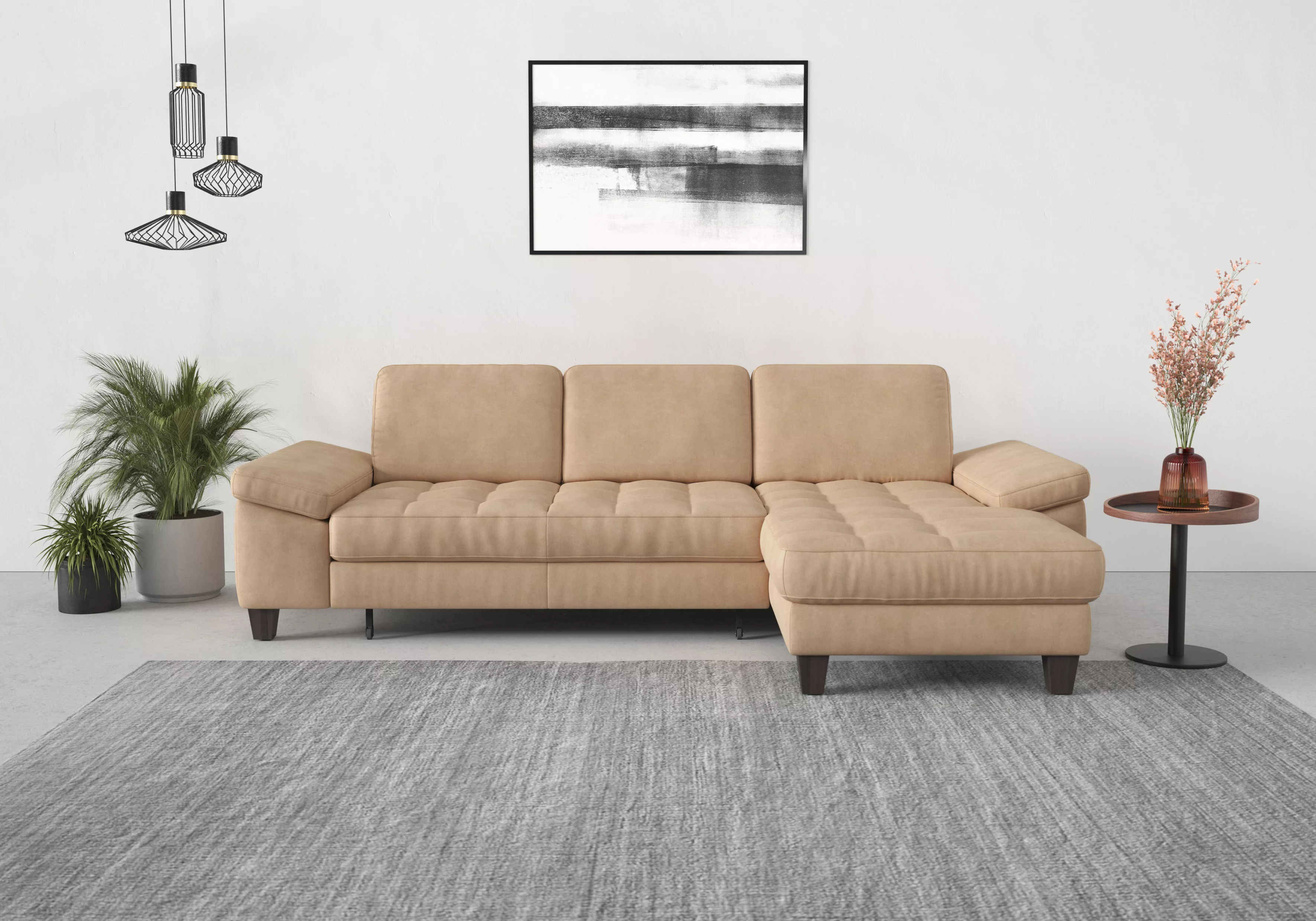 sit&more Ecksofa "Westham L-Form", Recamiere, mit oder ohne Bettfunktion, B günstig online kaufen