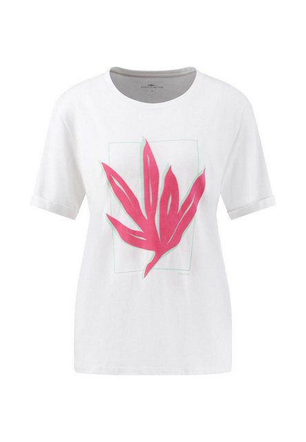 FYNCH-HATTON T-Shirt T-SHIRT PLACED PRINT LEAF günstig online kaufen