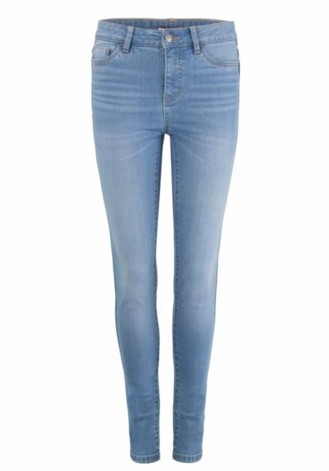 KangaROOS 5-Pocket-Jeans SUPER SKINNY HIGH RISE knöchellang, mit Used-Optik günstig online kaufen