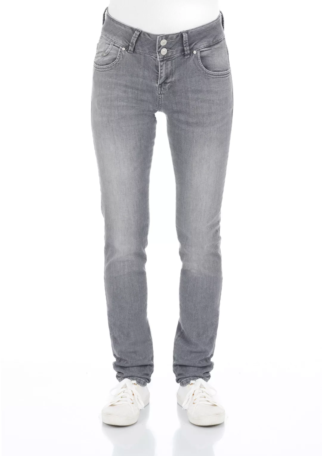 LTB Damen Jeans Molly M Super Slim Fit - Grau - Nina Wash günstig online kaufen