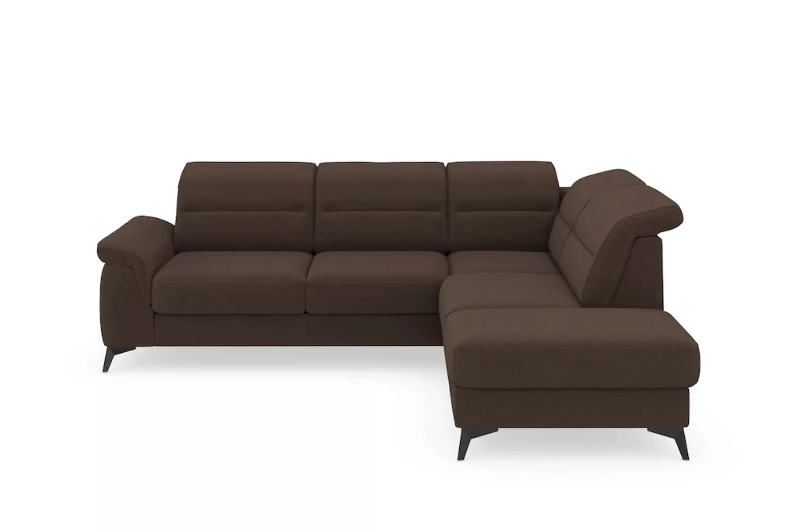 sit&more Ecksofa "Sinatra L-Form", mit Ottomane, optional mit Kopfteilverst günstig online kaufen