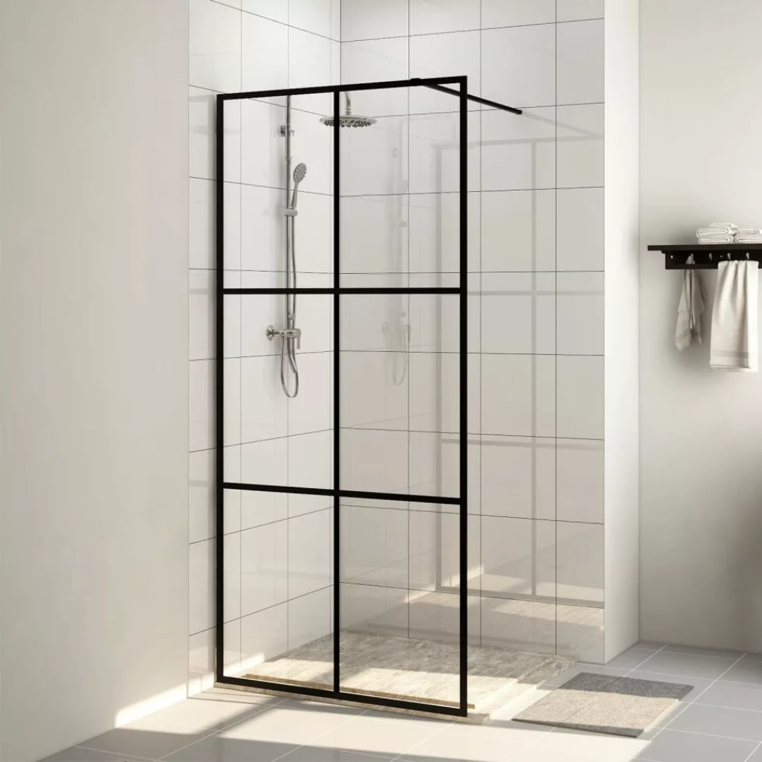 Duschwand Für Begehbare Dusche Mit Klarem Esg Glas 80x195 Cm günstig online kaufen