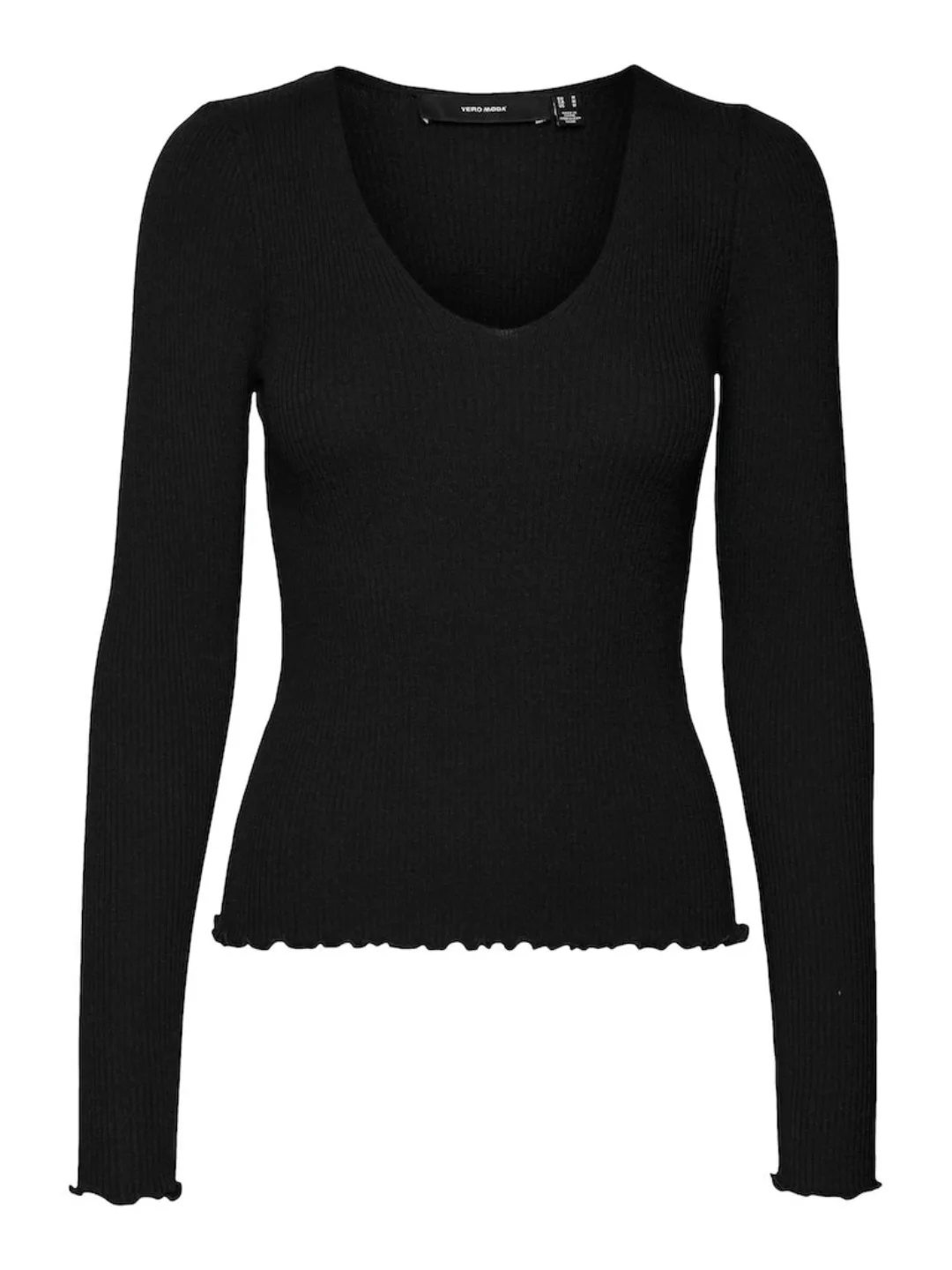 Vero Moda V-Ausschnitt-Pullover VMEVIE LS V-NECK PULLOVER GA NOOS günstig online kaufen