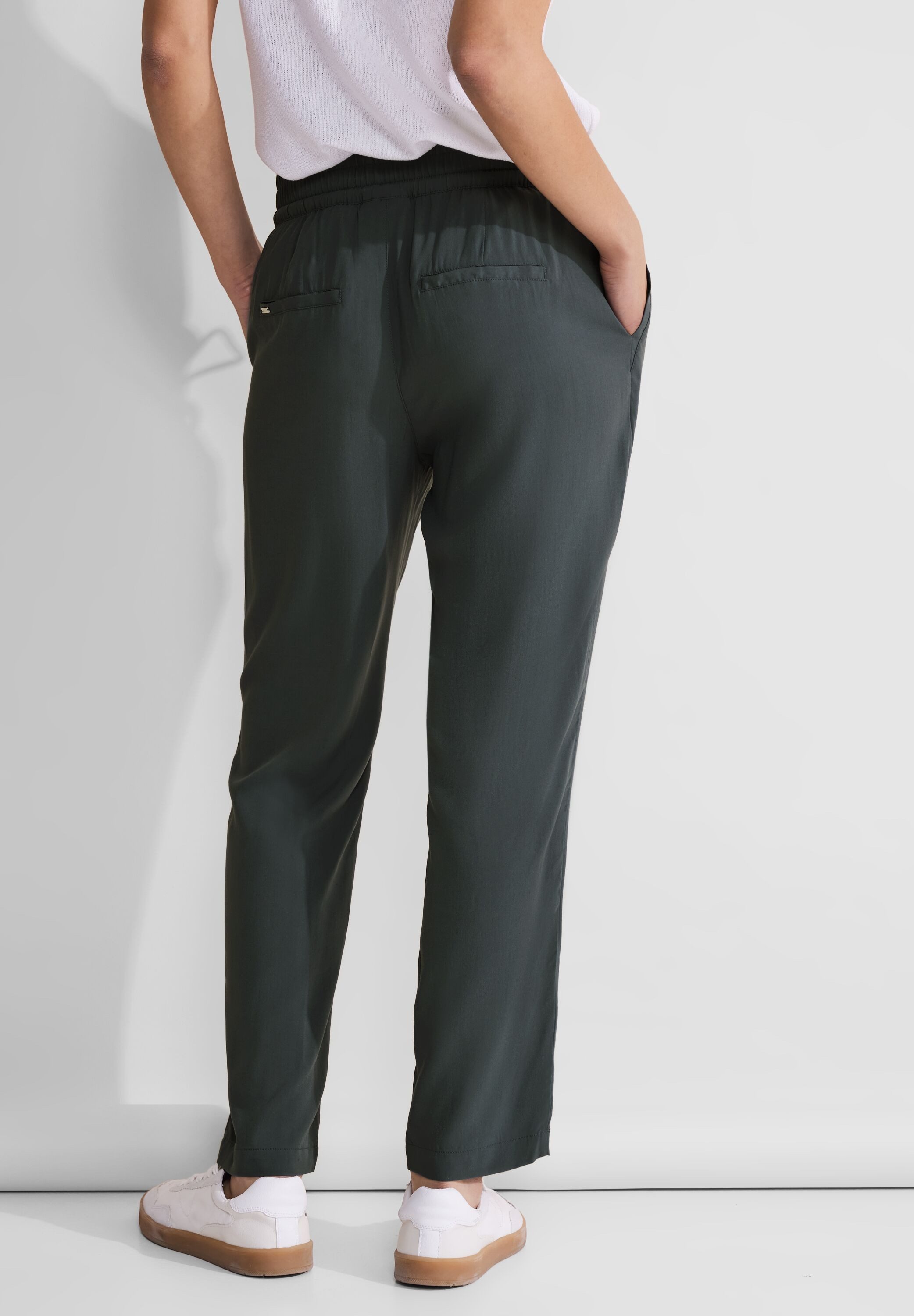 STREET ONE Röhrenhose, Middle Waist günstig online kaufen