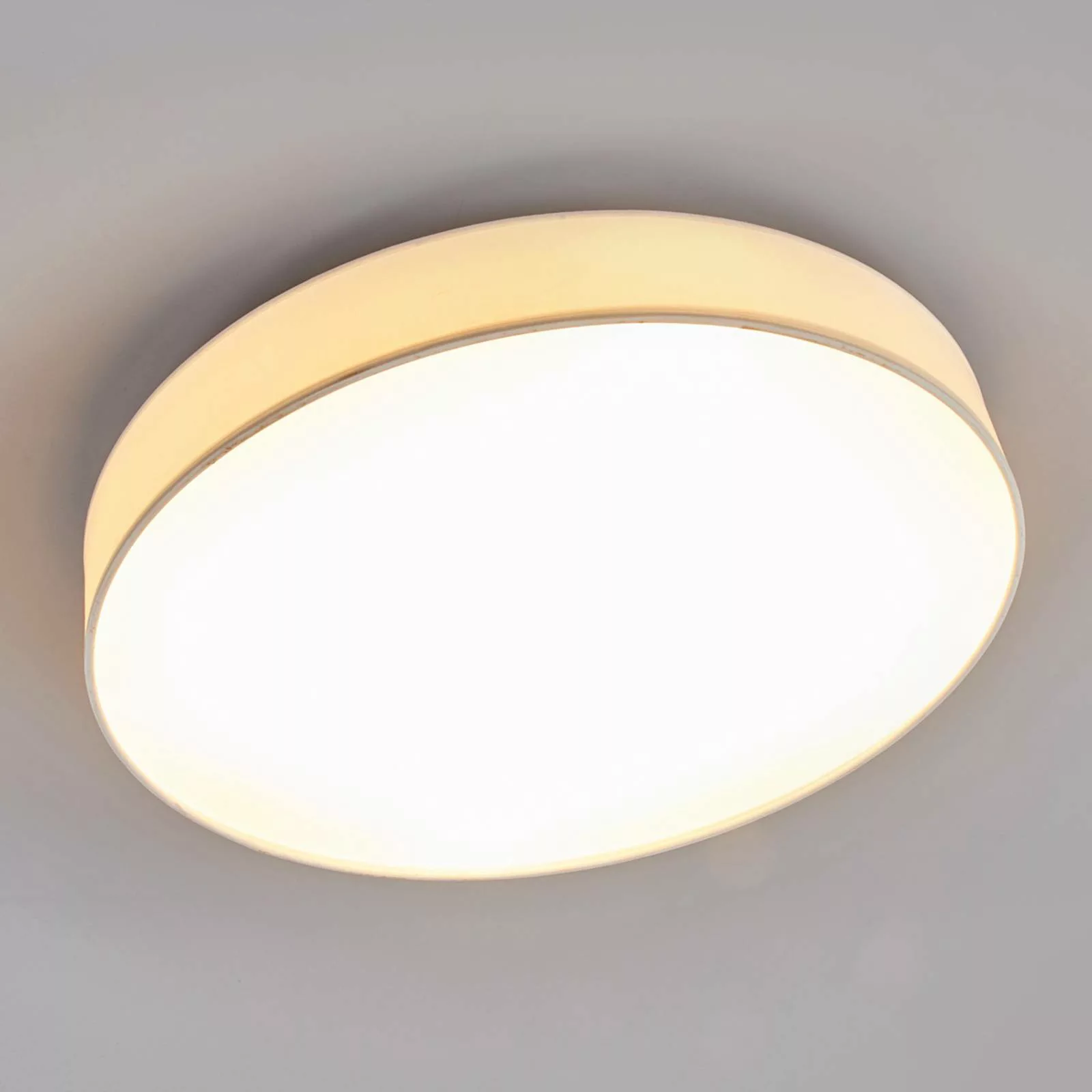 LED-Stoffdeckenlampe Saira, 50 cm, weiß günstig online kaufen