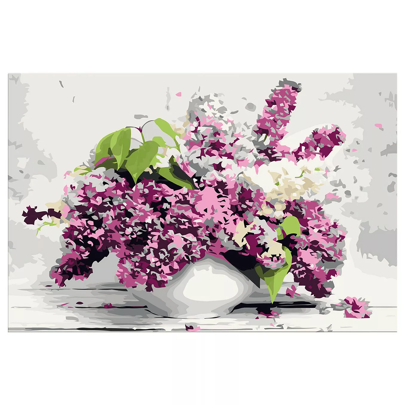 home24 Malen nach Zahlen - Vase and Flowers günstig online kaufen