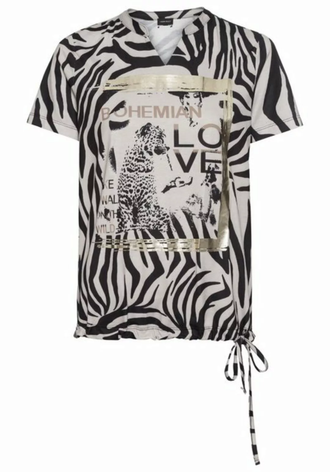 Laura Scott T-Shirt mit Animalprint günstig online kaufen