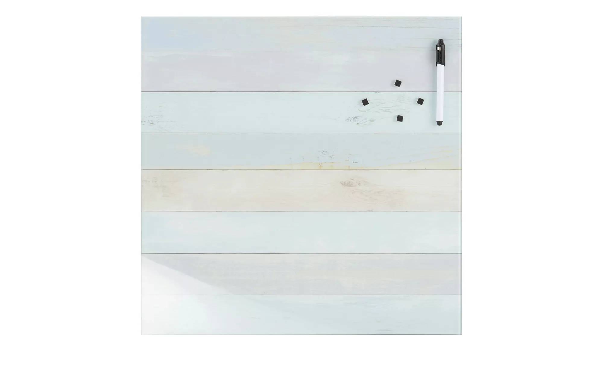 Memoboard 50x50 cm  Colourful Wood - 50 cm - 50 cm - Sconto günstig online kaufen