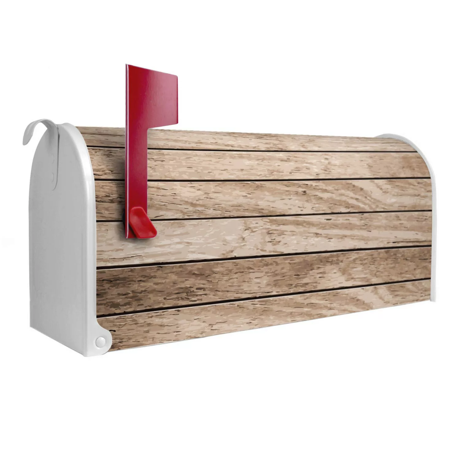 Banjado Amerikanischer Briefkasten Weiß 48x22x16cm US Mailbox Letterbox Pos günstig online kaufen