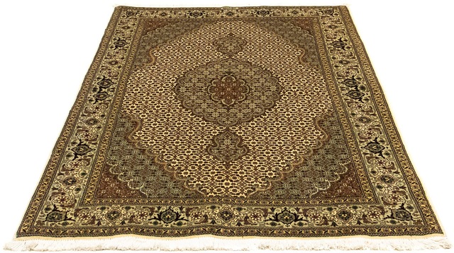 morgenland Orientteppich »Perser - Täbriz - Royal - 155 x 105 cm - beige«, günstig online kaufen