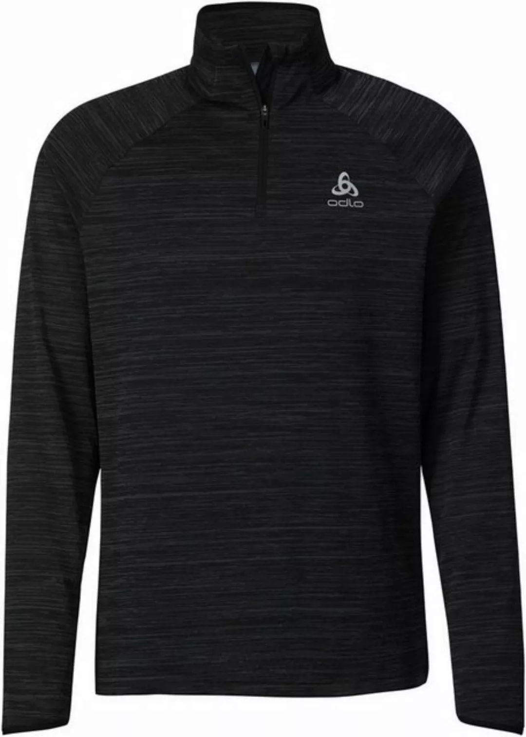 Odlo Langarmshirt Mid layer 1/2 zip STEAM black melange günstig online kaufen