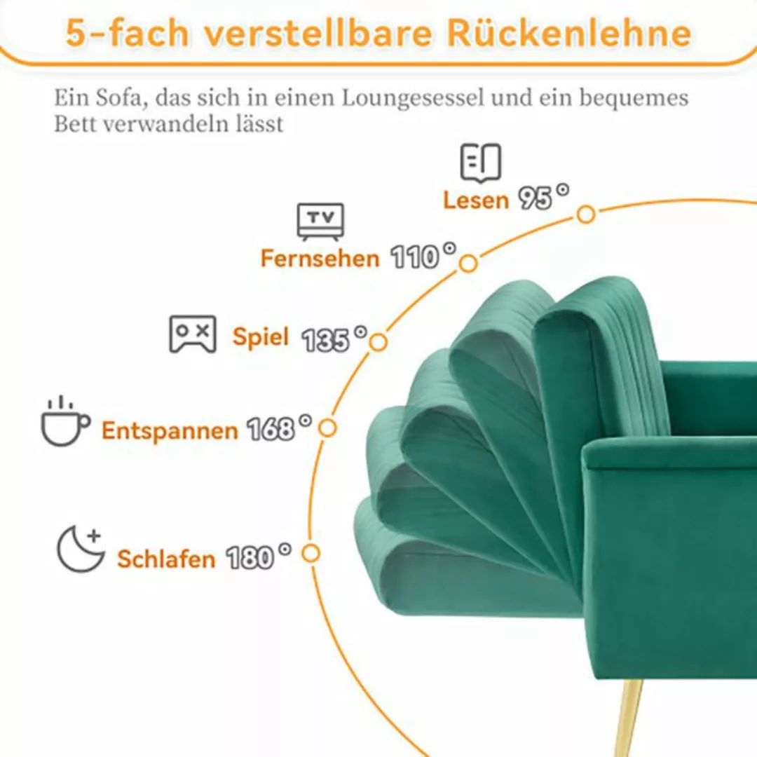 Veepeak Schlafsofa klappbares Schlafsofa günstig online kaufen