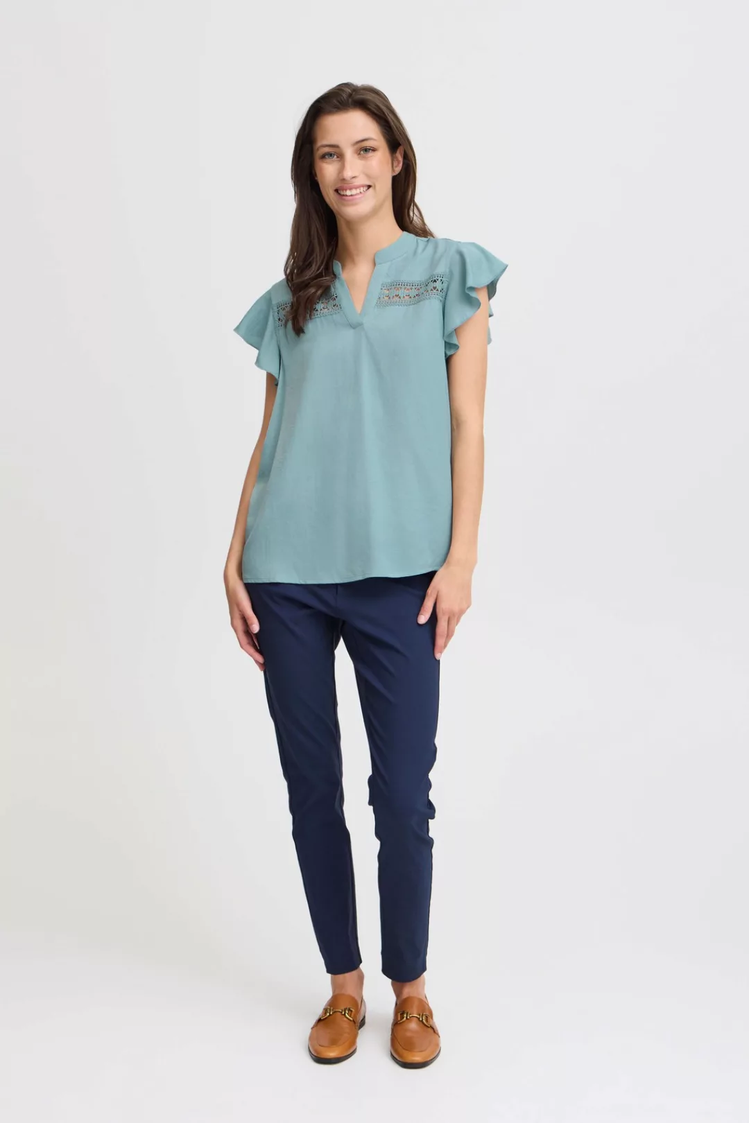 b.young Kurzarmbluse BYITILDA BLOUSE - lässige Bluse günstig online kaufen