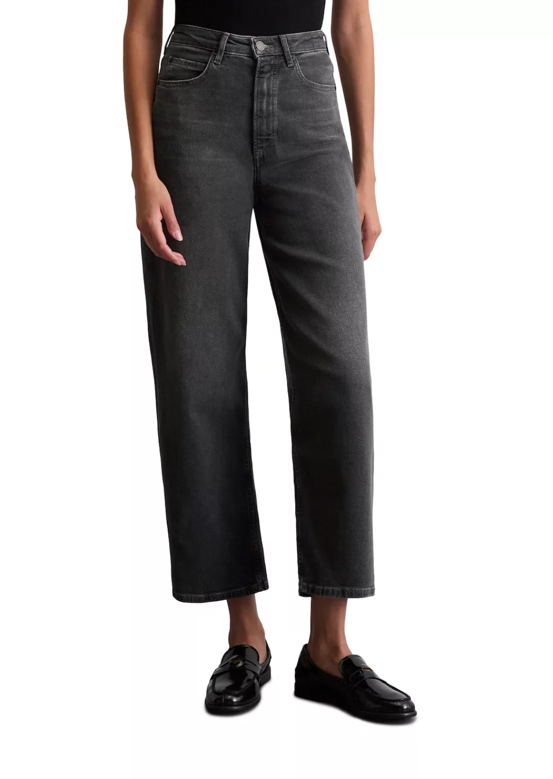 Marc OPolo Weite Jeans "TOLVA", hohe Leibhöhe, aus Bio-Baumwolle mit Stretc günstig online kaufen