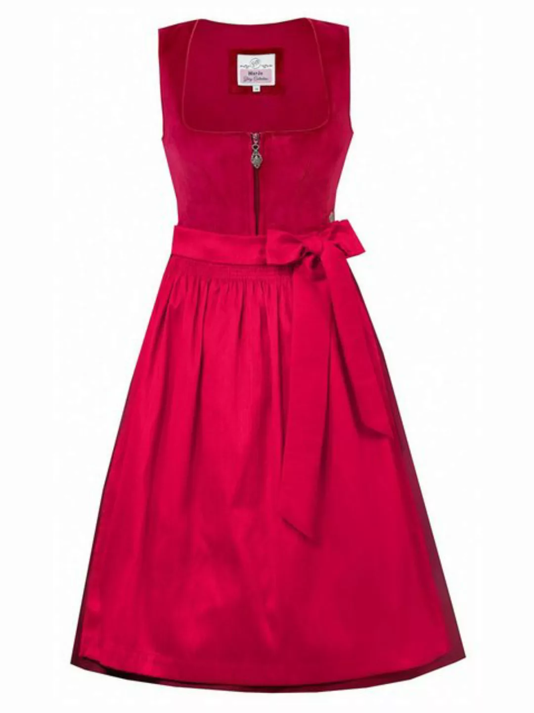 MarJo Trachtenkleid Midi Dirndl 2tlg. 65cm PINZBERG magenta günstig online kaufen