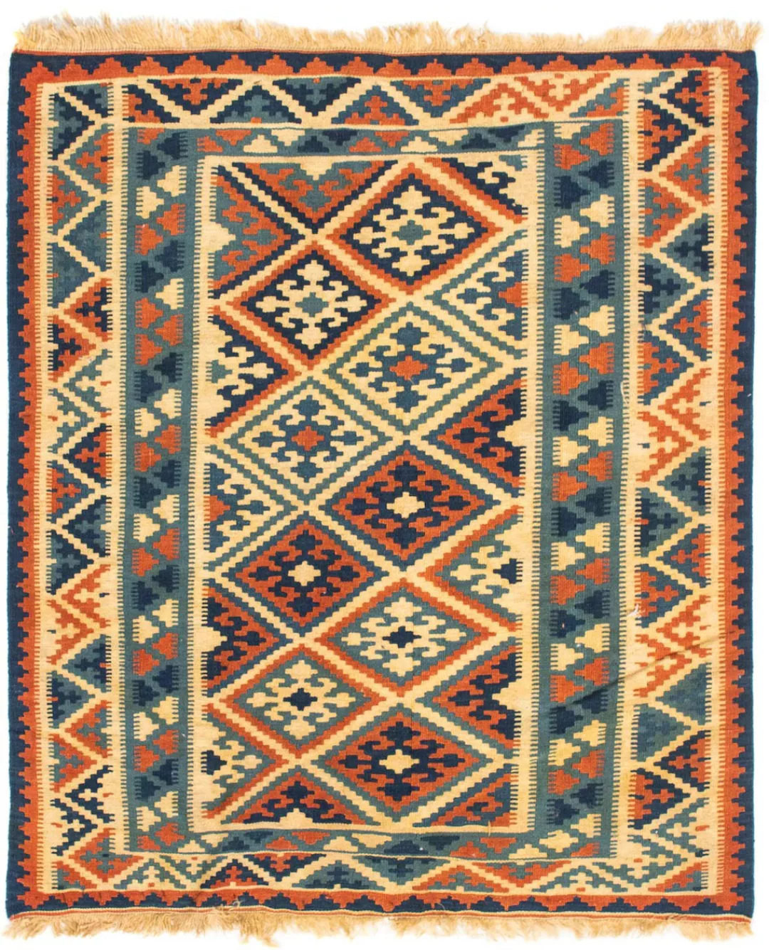 morgenland Wollteppich »Kelim - Oriental quadratisch - 105 x 95 cm - mehrfa günstig online kaufen