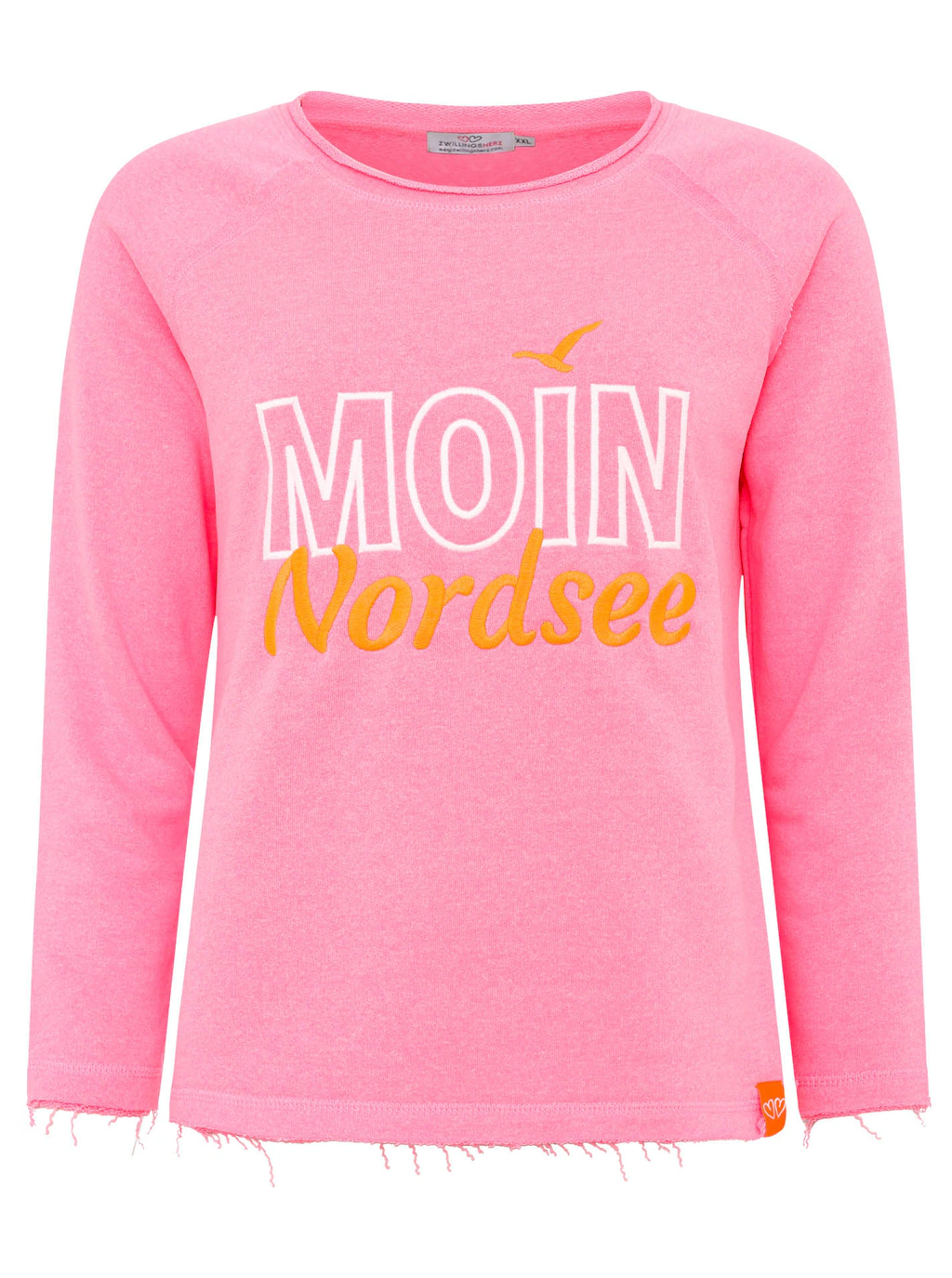 Zwillingsherz Sweatshirt ""Moin Nordsee"", mit Used-Look Kanten günstig online kaufen